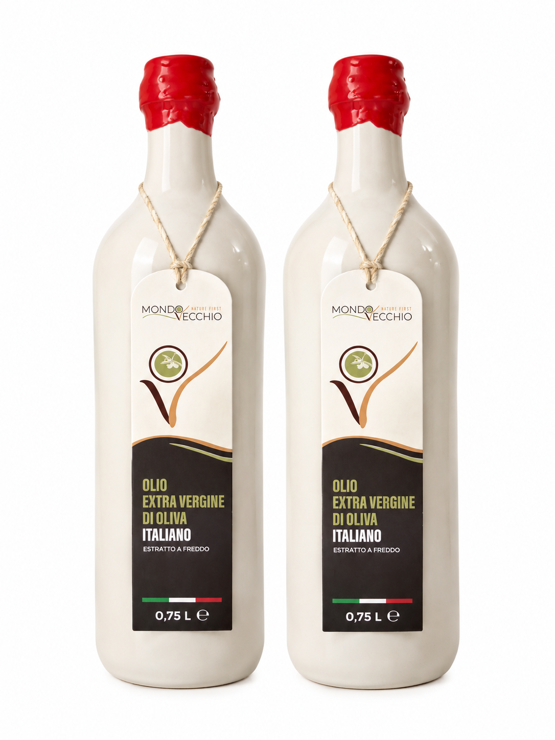 Olio Extra Vergine di Oliva Italiano - 0,75 L Confezione sostenibile